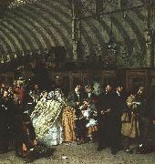 William Powell  Frith The Railway Station oil painting artist